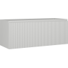 Mexen Rivel kúpeľňová skrinka pod umývadlo 120 cm, 1 zásuvka, drážkovaná, sivá matná - 91A20-12047-1-BF62