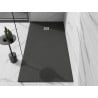 Mexen Stone+ kompozitový obdĺžnikový sprchový kút 160 x 90 cm, antracit - 44719016