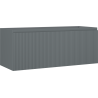 Mexen Rivel kúpeľňová skrinka pod umývadlo 120 cm, 1 zásuvka, ryhovaná, grafit mat - 91A20-12047-1-BF66