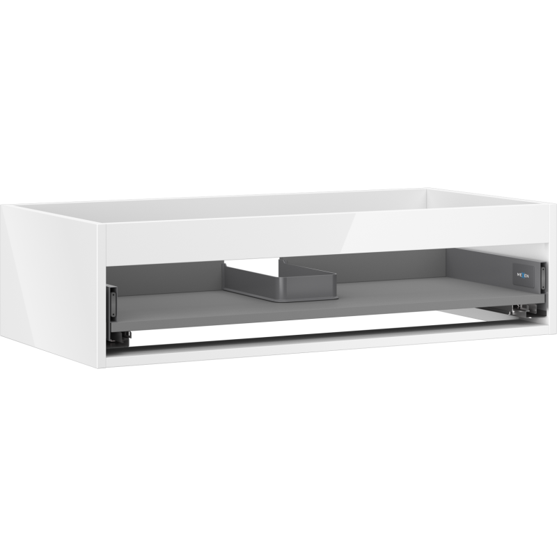 Mexen Box-A korpus skrinky pod umývadlo 90 cm, 1 zásuvka, biely lesk - 91AX0-0900-235-1-00