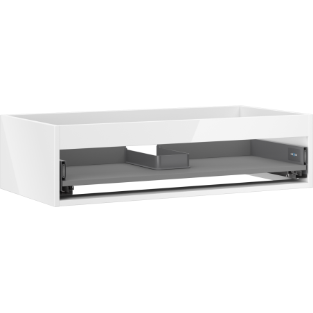 Mexen Box-A skriňový korpus pod umývadlo 90 cm, 1 zásuvka, biely lesk - 91AX0-0900-235-1-00