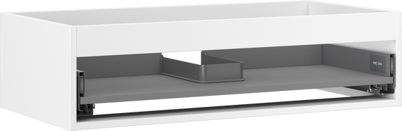 Mexen Box-A korpus skrinky pod umývadlo 90 cm, 1 zásuvka, biely mat - 91AX0-0900-235-1-01