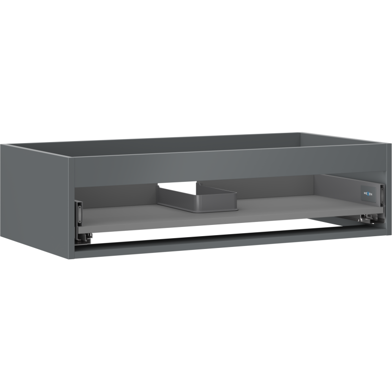 Mexen Box-A korpus skrinky pod umývadlo 90 cm, 1 zásuvka, grafit mat - 91AX0-0900-235-1-66