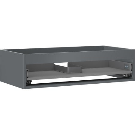 Mexen Box-A korpus skrinky pod umývadlo 90 cm, 1 zásuvka, grafit mat - 91AX0-0900-235-1-66