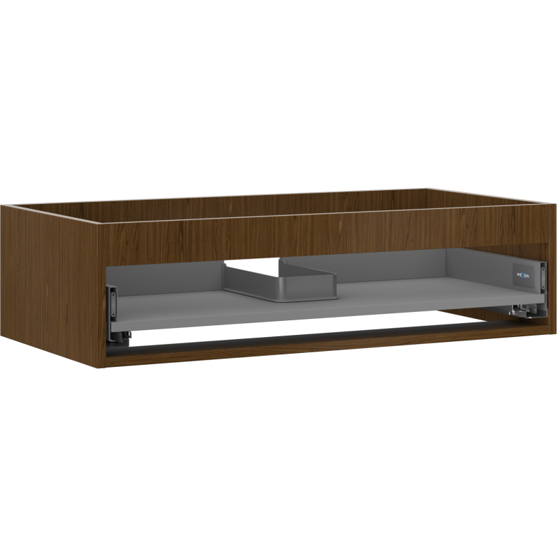 Mexen Box-A korpus skrinky pod umývadlo 90 cm, 1 zásuvka, orech - 91AX0-0900-235-1-86