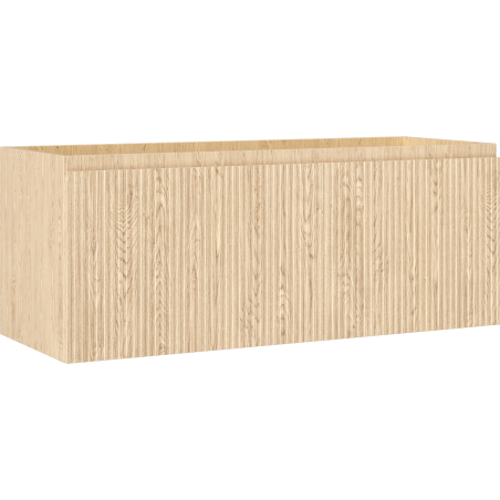 Mexen Rivel kúpeľňová skriňa pod umývadlo 120 cm, 1 zásuvka, drážkovaná, dub - 91A20-12047-1-BF81