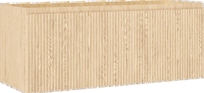 Mexen Rivel kúpeľňová skriňa pod umývadlo 120 cm, 1 zásuvka, drážkovaná, dub - 91A20-12047-1-BF81