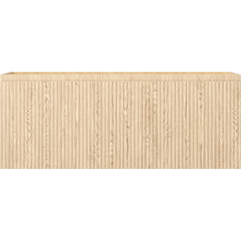 Mexen Rivel kúpeľňová skrinka pod umývadlo 120 cm, 1 zásuvka, ryhovaná, dub - 91A20-12047-1-BF81