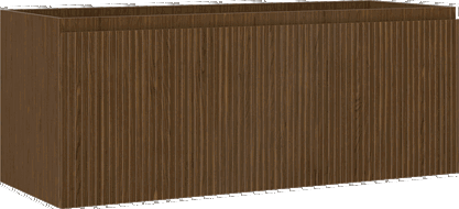 Mexen Rivel kúpeľňová skrinka pod umývadlo 120 cm, 1 zásuvka, ryhovaná, orech - 91A20-12047-1-BF86