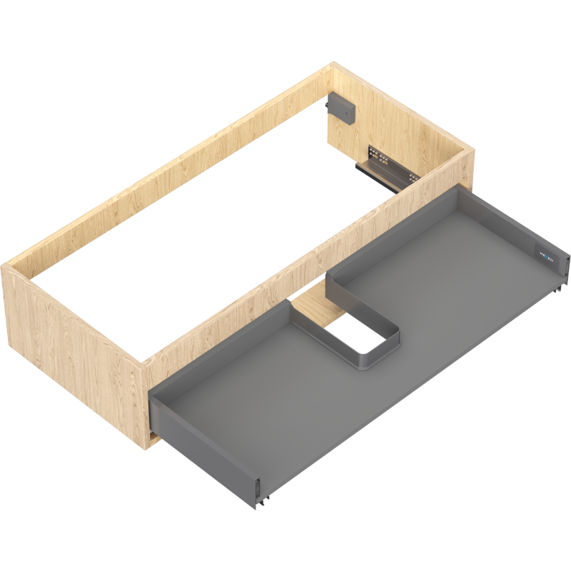 Mexen Box-A korpus skrinky pod umývadlo 100 cm, 1 zásuvka, dub - 91AX0-1000-235-1-81