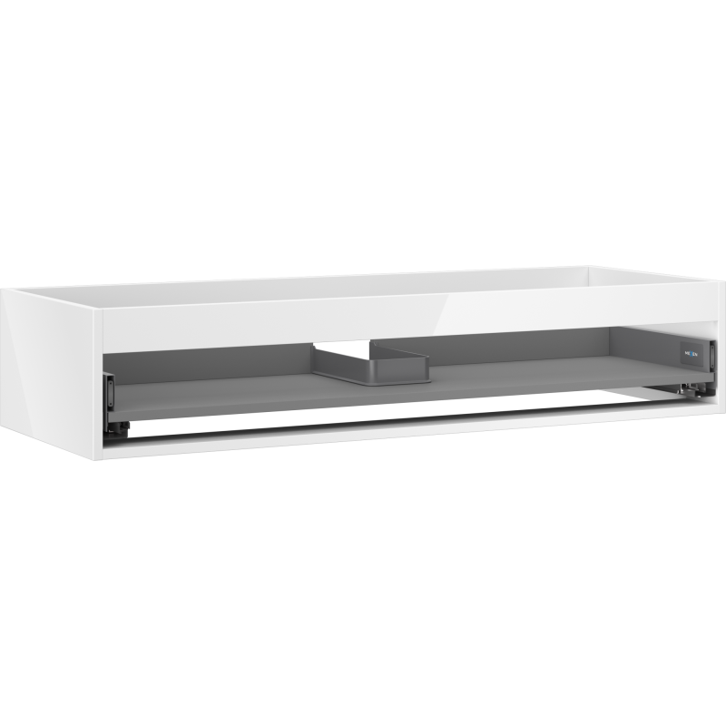 Mexen Box-A korpus skrinky pod umývadlo 120 cm, 1 zásuvka, biely lesk - 91AX0-1200-235-1-00