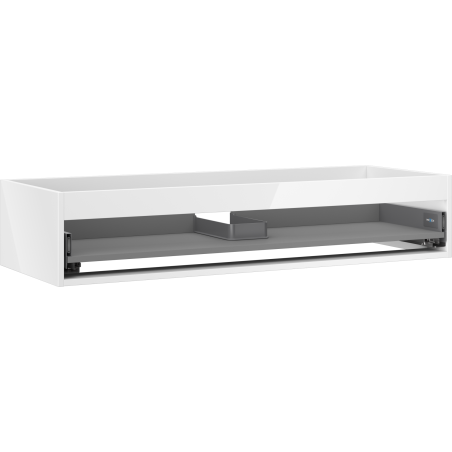 Mexen Box-A korpus skrinky pod umývadlo 120 cm, 1 zásuvka, biely lesk - 91AX0-1200-235-1-00