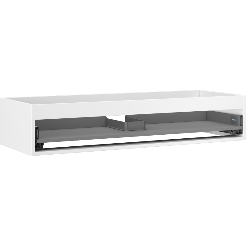 Mexen Box-A korpus skrinky pod umývadlo 120 cm, 1 zásuvka, biely mat - 91AX0-1200-235-1-01