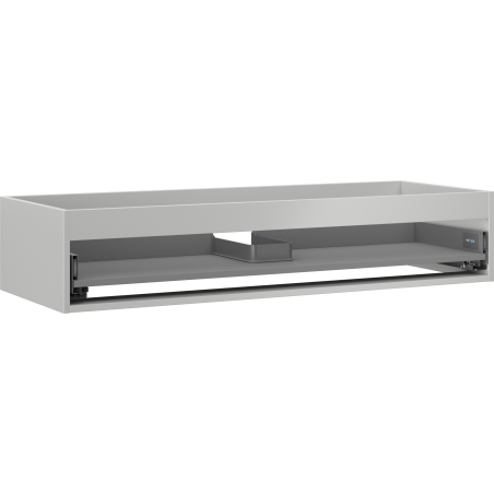Mexen Box-A skrinka pod umývadlo 120 cm, 1 zásuvka, šedý mat - 91AX0-1200-235-1-62