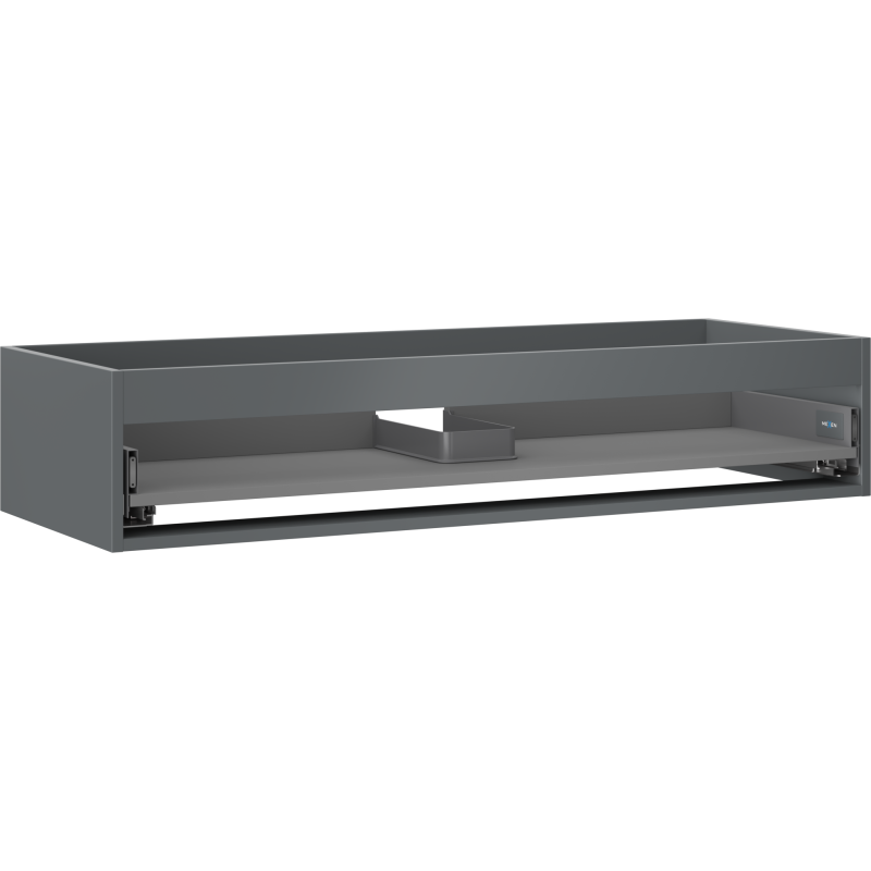 Mexen Box-A korpus skrinky pod umývadlo 120 cm, 1 zásuvka, grafit mat - 91AX0-1200-235-1-66