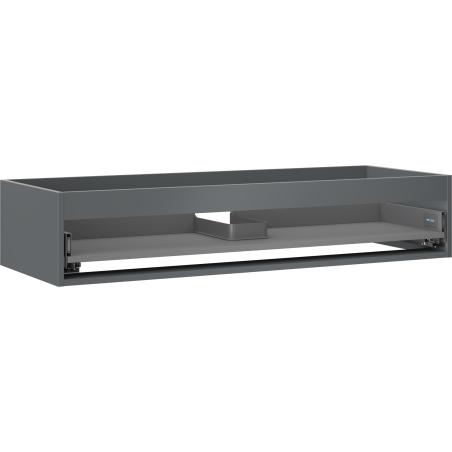 Mexen Box-A korpus skrinky pod umývadlo 120 cm, 1 zásuvka, grafit mat - 91AX0-1200-235-1-66