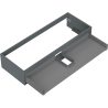 Mexen Box-A korpus skrinky pod umývadlo 120 cm, 1 zásuvka, grafit mat - 91AX0-1200-235-1-66