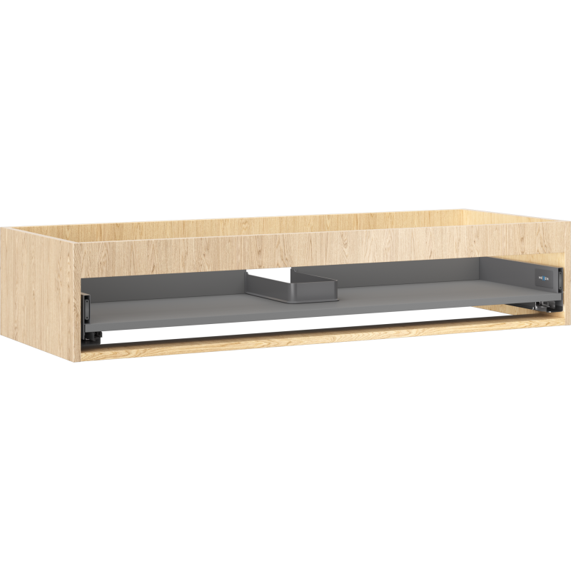 Mexen Box-A skrinka pod umývadlo 120 cm, 1 zásuvka, dub - 91AX0-1200-235-1-81