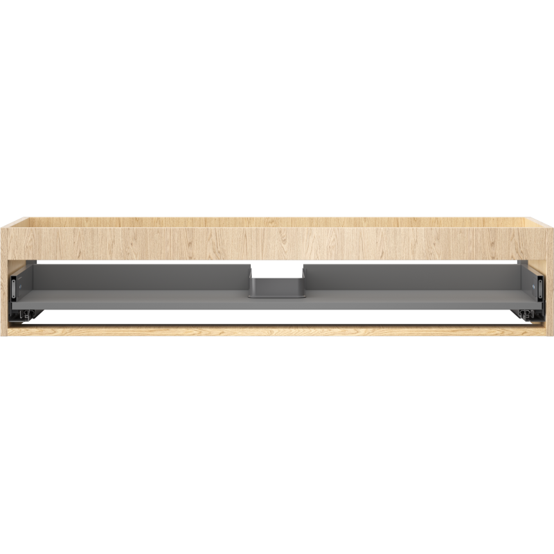 Mexen Box-A skrinka pod umývadlo 120 cm, 1 zásuvka, dub - 91AX0-1200-235-1-81