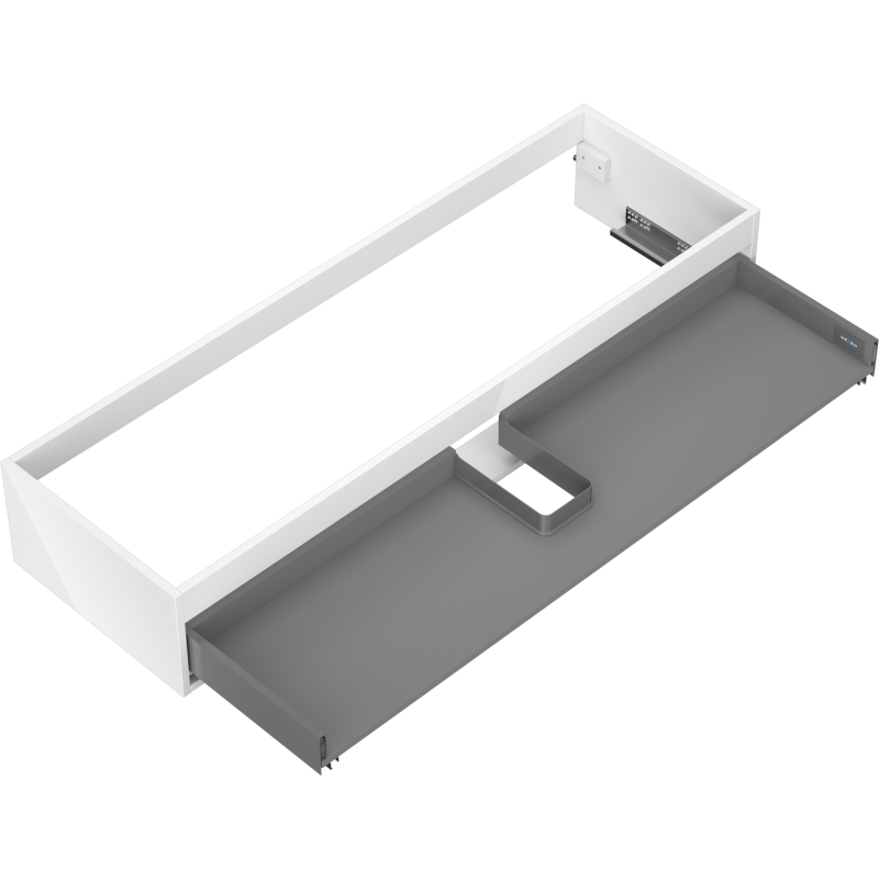 Mexen Box-A korpus skrinky pod umývadlo 140 cm, 1 zásuvka, lesklá biela - 91AX0-1400-235-1-00