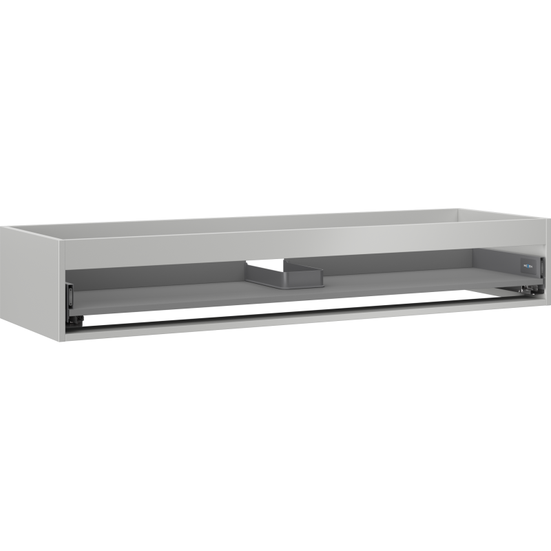 Mexen Box-A korpus skrinky pod umývadlo 140 cm, 1 zásuvka, sivý mat - 91AX0-1400-235-1-62