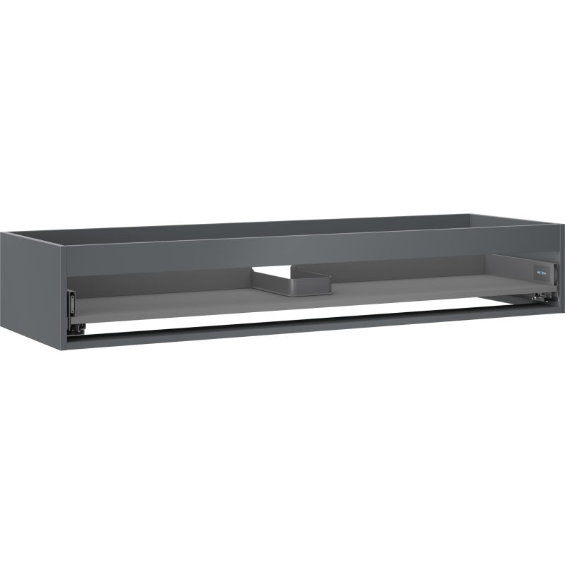 Mexen Box-A korpus skrinky pod umývadlo 140 cm, 1 zásuvka, grafit mat - 91AX0-1400-235-1-66