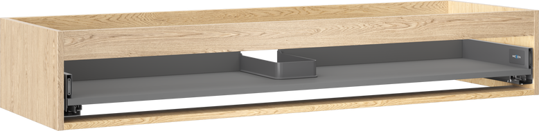 Mexen Box-A skrinka pod umývadlo 140 cm, 1 zásuvka, dub - 91AX0-1400-235-1-81