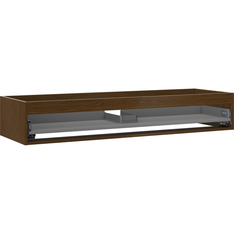Mexen Box-A korpus skrinky pod umývadlom 140 cm, 1 zásuvka, orech - 91AX0-1400-235-1-86