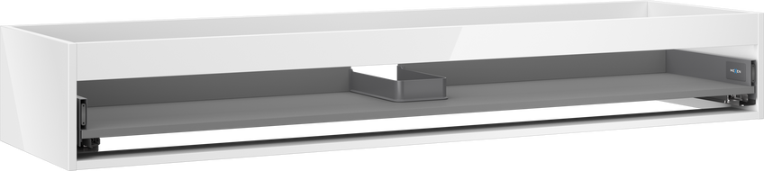 Mexen Box-A korpus skrinky pod umývadlo 160 cm, 1 zásuvka, biely lesk - 91AX0-1600-235-1-00
