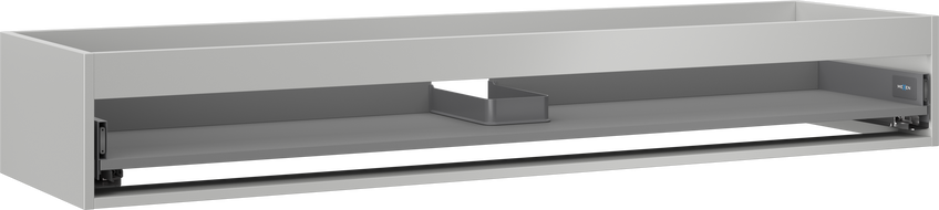 Mexen Box-A skrinka pod umývadlo 160 cm, 1 zásuvka, sivý mat - 91AX0-1600-235-1-62