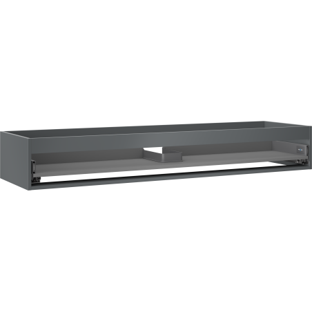 Mexen Box-A skrinka pod umývadlo 160 cm, 1 zásuvka, grafit mat - 91AX0-1600-235-1-66