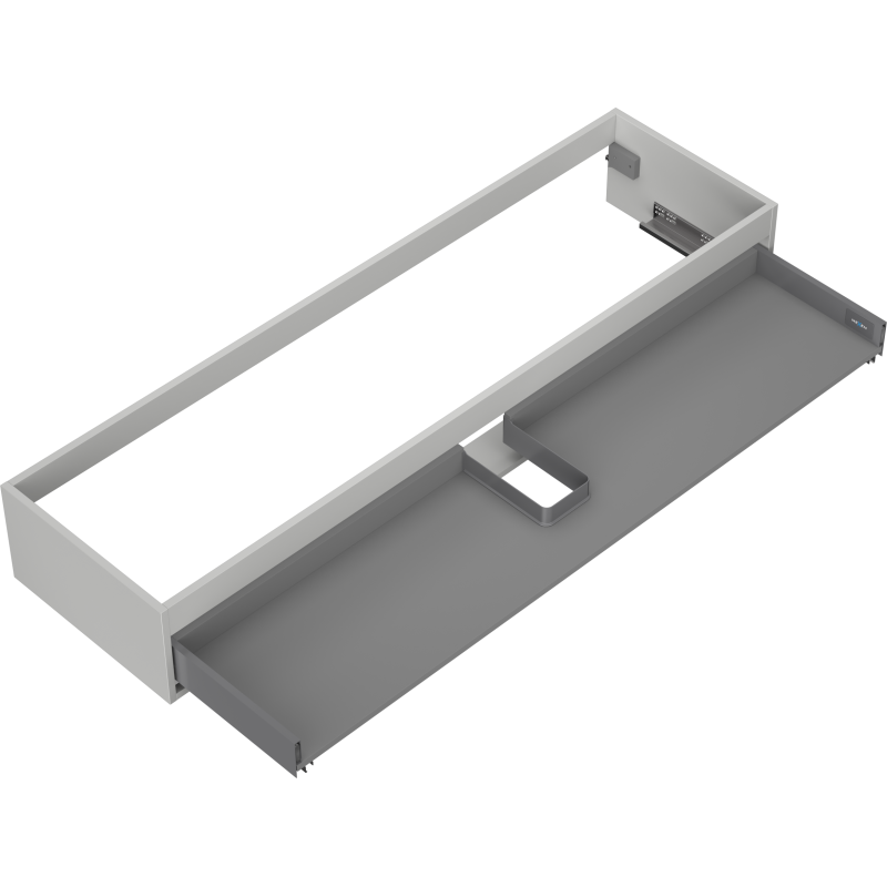 Mexen Box-A korpus skrinky pod umývadlo 160 cm, 1 zásuvka, sivý mat - 91AX0-1600-235-1-62