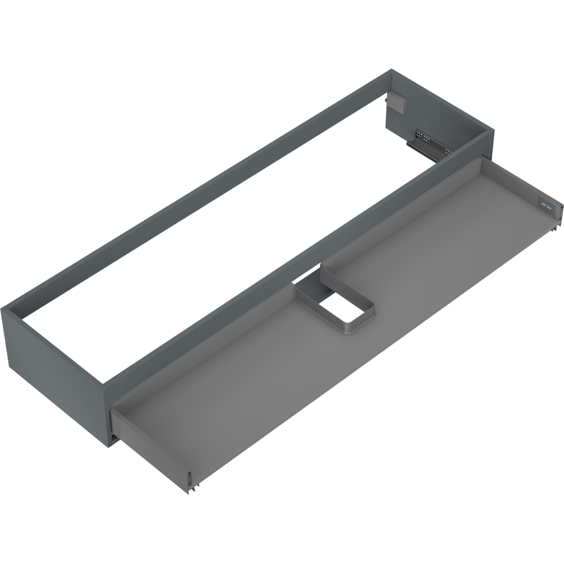 Mexen Box-A korpus skrinky pod umývadlo 160 cm, 1 zásuvka, grafit mat - 91AX0-1600-235-1-66