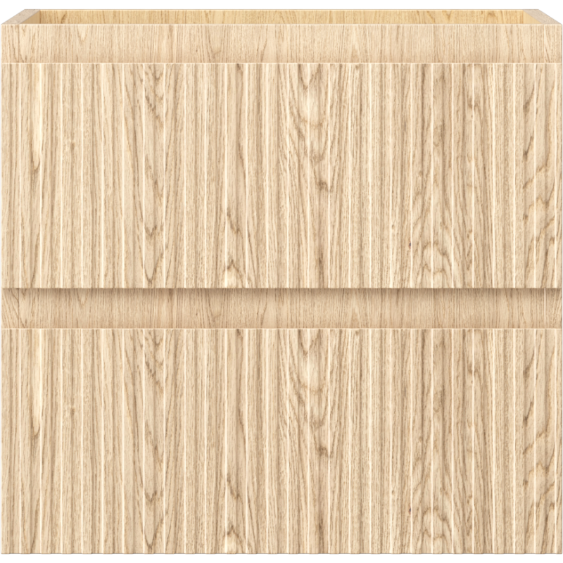 Mexen Rivel kúpeľňová skrinka pod umývadlo 50 cm, 2 zásuvky, ryhovaná, dub - 91A20-05047-2-BFF81