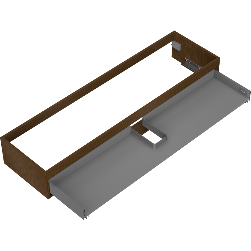 Mexen Box-A korpus skrinky pod umývadlo 160 cm, 1 zásuvka, orech - 91AX0-1600-235-1-86