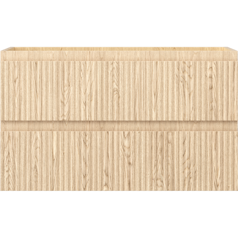 Mexen Rivel kúpeľňová skrinka pod umývadlo 80 cm, 2 zásuvky, riflovaná, dub - 91A20-08047-2-BFF81