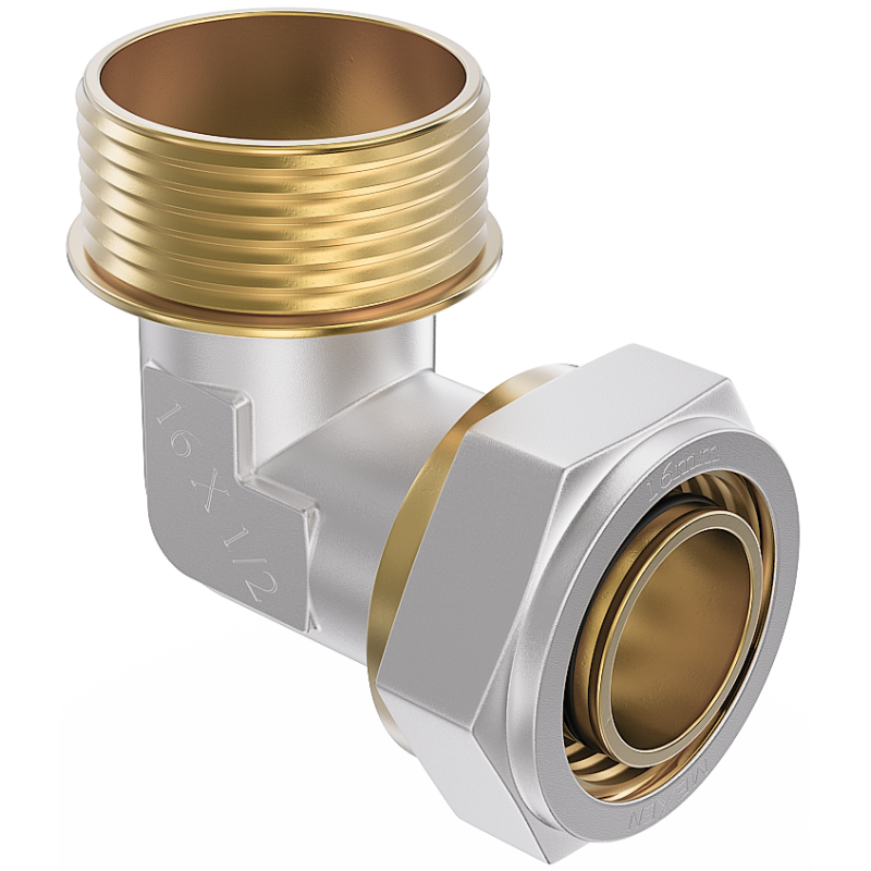 Mexen PEX-S koleno skrutkované PEX 25 x 3/4 GZ - W97227-2534M-00