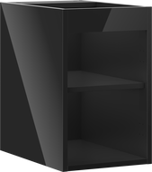 Mexen Box-A korpus skrinky pod umývadlo 30 cm, čierny lesk - 91AX1-0300-470-1-70