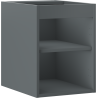 Mexen Box-A korpus skrinky pod umývadlo 35 cm, grafit mat - 91AX1-0350-470-1-66