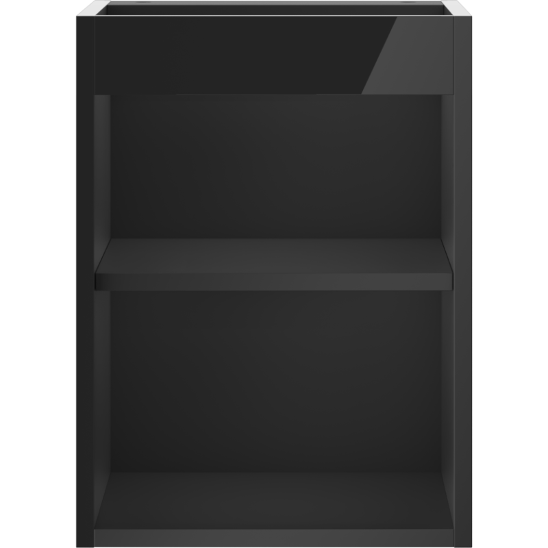 Mexen Box-A skrinka pod umývadlo 35 cm, čierny lesk - 91AX1-0350-470-1-70