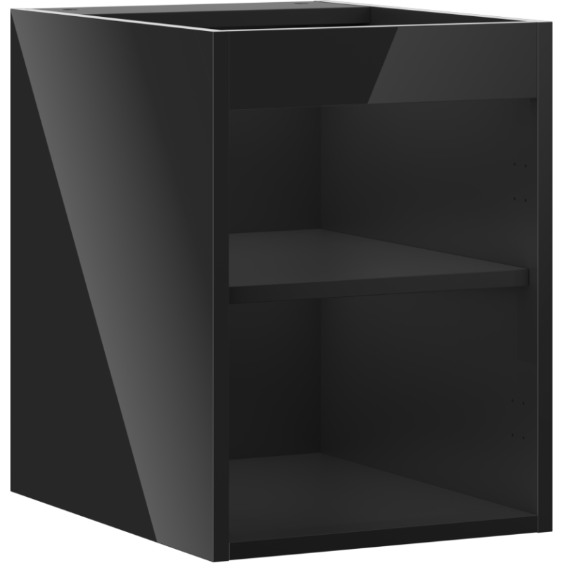 Mexen Box-A skrinka pod umývadlo 35 cm, čierny lesk - 91AX1-0350-470-1-70