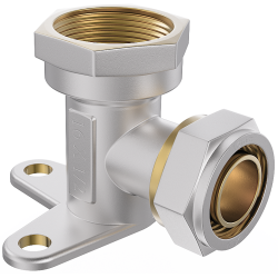 Mexen PEX-S nástenný skrutkový koleno s uchom PEX 16 x 1/2 GW - W97228-1612F-00