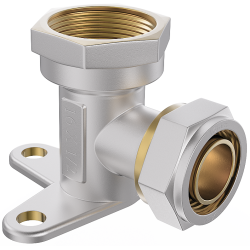 Mexen PEX-S nástenný koleno so skrutkovaním s úchytom PEX 20 x 1/2 GW - W97228-2012F-00