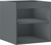 Mexen Box-A korpus skrinky pod umývadlo 45 cm, grafitová matná - 91AX1-0450-470-1-66