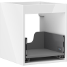 Mexen Box-A skrinka pod umývadlo 40 cm, 1 zásuvka, biely lesk - 91AX0-0400-470-1-00