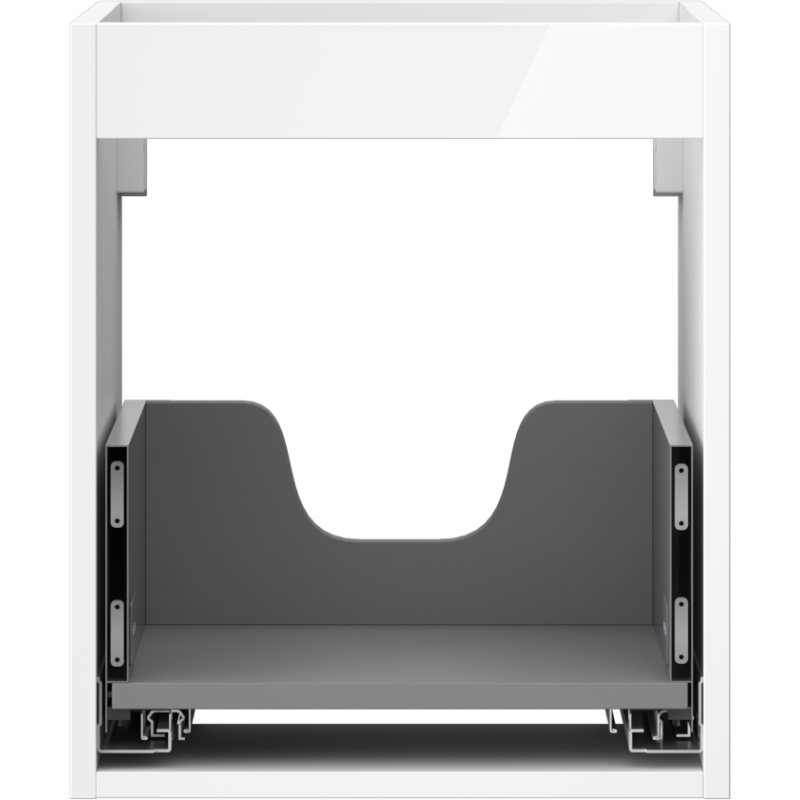 Mexen Box-A korpus skrinky pod umývadlo 40 cm, 1 zásuvka, biely lesk - 91AX0-0400-470-1-00