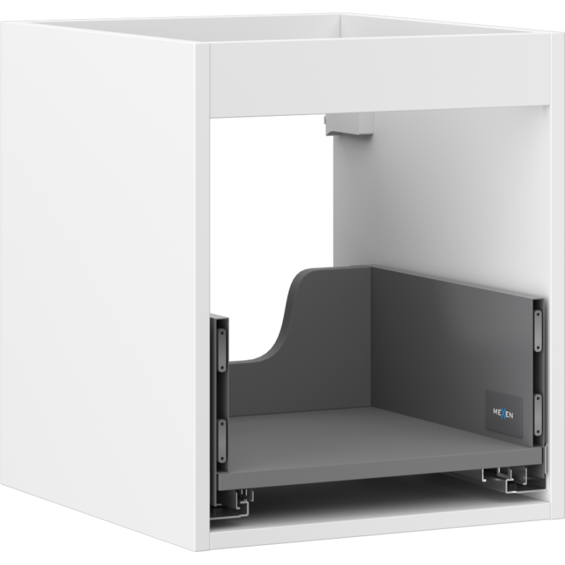 Mexen Box-A korpus skrinky pod umývadlo 40 cm, 1 zásuvka, biely mat - 91AX0-0400-470-1-01