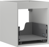 Mexen Box-A korpus skrinky pod umývadlo 40 cm, 1 zásuvka, šedý mat - 91AX0-0400-470-1-62