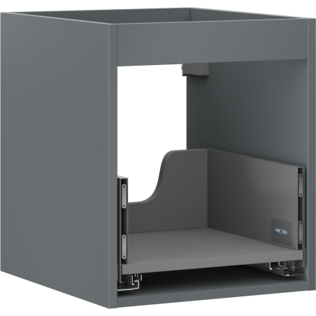 Mexen Box-A korpus skrinky pod umývadlo 40 cm, 1 zásuvka, grafit mat - 91AX0-0400-470-1-66