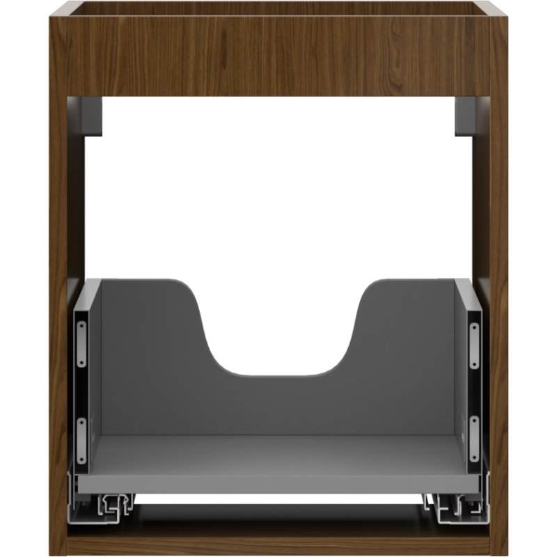 Mexen Box-A korpus skrinky pod umývadlo 40 cm, 1 zásuvka, orech - 91AX0-0400-470-1-86